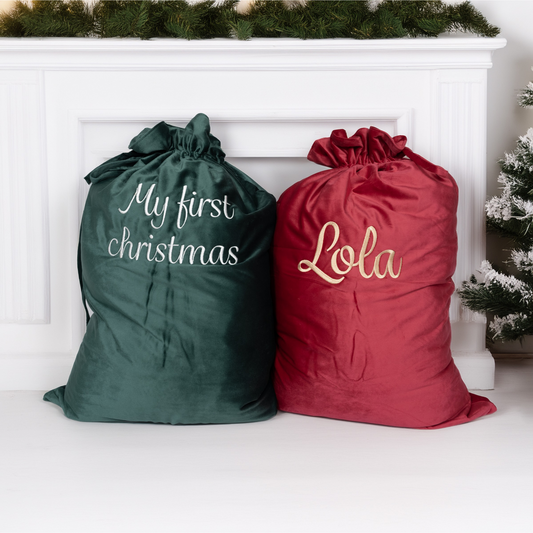 Luxury Velvet Santa Sack