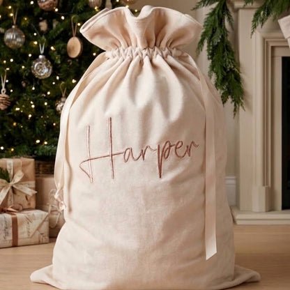 Luxury Velvet Santa Sack