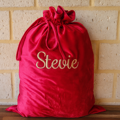 Luxury Velvet Santa Sack